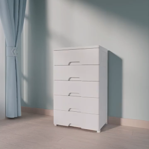 KAGK Lemari Pakaian Plastik 5 Susun - Tahan Air Anti Rayap Multi Laci untuk Kamar & Ruang Tamu