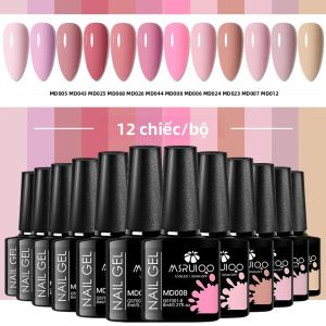 Bộ 12 Sơn Gel Móng Tay 8ml Không Chứa HEMA Tẩy Được Sơn Gel UV Trang Trí Móng Tay Mùa Hè Dụng Cụ Làm Móng Bán Vĩnh Cửu