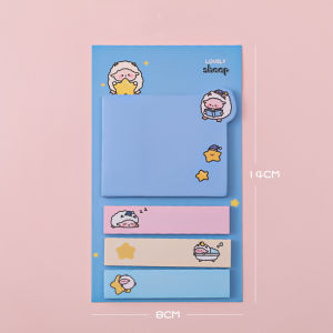 Kawaii Cute Animals Paper Sticky Notes Creative Notepad Memo Pads Office School Stationery Adhesive Stickers Decoration