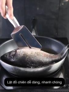 Kẹp thực phẩm chiên xẻng nướng - Kẹp gắp đồ nóng như bít tết cá rán thịt nướng