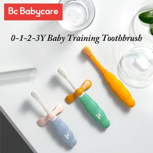 FANTASY T MALL BC Babycare Baby Kids Soft Bristle Training Toothbrush Childrens Non-slip Tooth Brush Growth Training Toothbrushes Baby 3-Stage Safety Dental Oral Care Tools 1-3 to 6 and a half years old baby with deciduous teeth Teeth Oral Cleaning