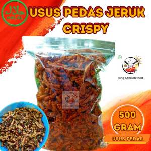 Usus Crispy Bumbu Pedas Daun Jeruk 250 gram /USUS KRISPY PEDAS JERUK /USUS ORIGINAL /USUS AYAM KRIUKK