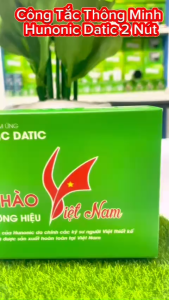 Công Tắc Cảm Ứng Wifi Thông Minh Hunonic Viền Nhôm Điều Khiển Từ Xa Hẹn Giờ Tự Động Giọng Nói