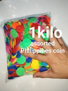 play money coin plastic 1 kilo coins learning toys pretend money Philippines coins