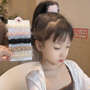 Fall and Winter Hair Ball Hair Band Female 2024 New Arrival Thickened Head Rope Ponytail Bun Rubber Band High Elasticity Does Not Hurt Hair