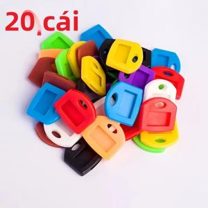 Vỏ Bọc Chìa Khóa Silicon Nhiều Màu Sắc Dẻo Dai Bền Bỉ Có Gắn Thẻ Nhận Diện Với Họa Tiết Giúp Sắp Xếp Dễ Dàng Kèm Móc Khóa.