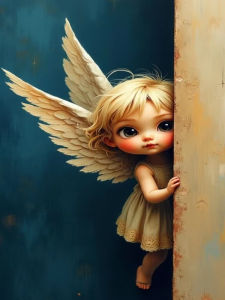Cartoon Elf Children DIY Digital Oil Painting Family Friends Party Hand-painted Home Wall Decorat Birthday Gift Girls Night Art