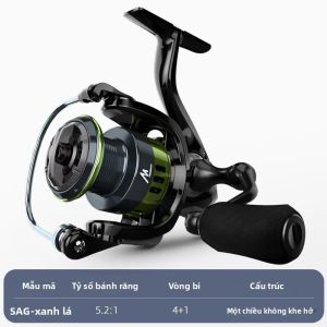 Meredith Sagittarius loạt thép không gỉ mang Spinning Fishing Reel 6kg Max Máy giặt kéo cho Câu Cá Biển cá chép câu cá