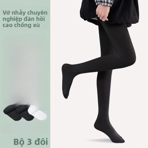 Tất trẻ em MiiOW làm bằng vải nylon mỏng màu trắng