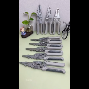 Ten Functions In One Wire Stripper Wire Crimper Wire Cutter Very Practical Multifunctional Tool Quick Crimping Point Split Winding