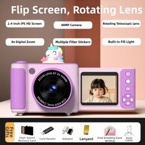 Heei | Child Camera Micro DSLR HD CCD Rotate Screen Expandable Lens
