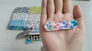 【Daily Suki Store】Double-Sided Nail File & Buffer - Professional Manicure Tool with Round Head | Color-Polished Sanding Buffer for DIY Nails (Random Patterns)