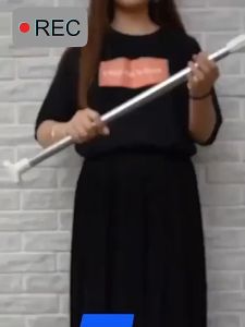 Punch-free Telescopic Rod: A Compact & Durable Shower Accessory