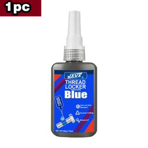 50g Threadlocker Anaerobic Glue Blue Medium Strength Automotive-grade LockerThread for Metal Fasteners Nuts Bolts to Against Losening Lock Tight Seal Fasteners  Curing Metal GlueRustproof.