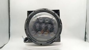 MOFOX F1 Motorcycle Headlight High/Low Beam DRL 7Inch LED Headlight 6500K 75W Car Harley Off-road Modified Headlight For Wrangler BMW Yamha Honda Round LED Headlight