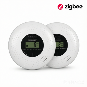 MOES | MOES Tuya Zigbee Smart Smoke Carbon Monoxide 85dB Sound Siren Alarm Sensor CO Detector Gas Leak Home Safety APP Remote Monitor