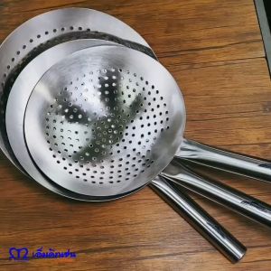 M Kitchen กระชอนสเตนเลสตักของทอด ที่ตักของทอด ขนาด 28cm.