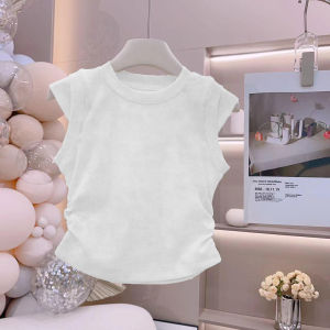 Modale Sleeveless Vest for Girls Cartoon Print Flying Sleeve Top Summer New Style Childrens Clothing Baby Outwear Butterfly Qidu