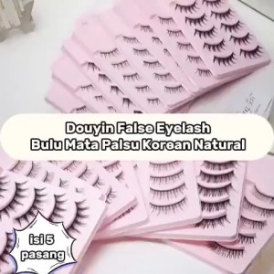 5 pasang Bulu mata Palsu Fake Eyelash Extension Natural Soft Bulu mata Alami Lembut - KU094 KU097