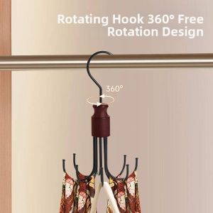 HALEXIONG | Multi-functional Rotating Clothes Hanger No Drilling Damage