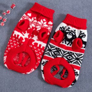 เสื้อผ้าสุนัขและแมว ชุดปีใหม่ ชุดคริสต์มาส อบอุ่น ป้องกันขนหลุด ชุดฤดูหนาวสำหรับสุนัขและแมว อุปกรณ์เสริมสำหรับสัตว์เลี้ยง