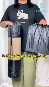 SG READY STOCK Foldable 8MM TPE Yoga Mat Anti-slip Pilates Mat Lightweight Travel Easy Carry