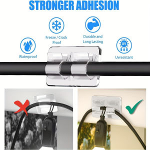 Adhesive Hook Outdoor String Lights Hooks Transparent Home Strong SelfAdhesive Hooks Bathroom Kitchen Hanger Wall Hang Hooks New
