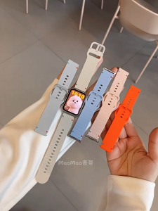silicone wavy stitching Strap For Xiaomi Mi Band 9Pro/8Pro sports Wristband Redmi Watch 4 Redmi Watch 5 Redmi Watch 6 soft band