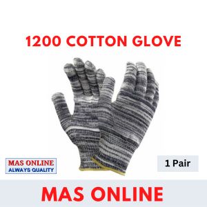 Cotton Glove #1200 Thick Sarung Tangan Tebal Knitted Cotton Glove 1 pair/ Sepasang [1 Pair]