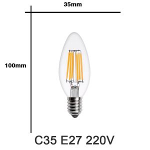 LED Light Bulb E27 8W 6W 4W 220V Retro Edison Bulb ST64 G80 Vintage Filament Light Bulb Industrial Decoration Indoor Lighting
