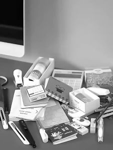 Stackable Drawer Stationary Organizer Storage Box Makeup Organizer 抽屉收纳盒 Laci Mini Alat Tulis -HL33