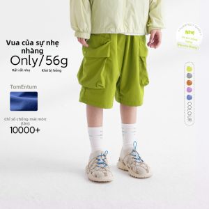 Purrfect diary | Quần Short Dài 5 Phân Trẻ Em Kiểu Dáng Mỏng Nhẹ