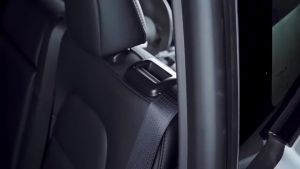 Seat Belt Fixing Bracket for Tesla Model Y 2024 Rear Seat Safe Belt Guide Limiter Protective Cover ABS Car Interior Accessories