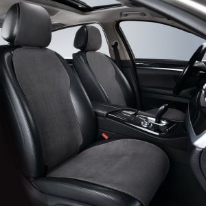 Ultra-Thin Suede Car Seat Cushion Flip Leather Breathable All-Season Universal Vehicle Seat Cover Soft PU Leather Material