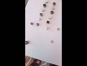 Magnet Brooch Mini Kerongsang Muslim Hijab Brooch Shawl Tudung size 10mm Murah Viral Borong Cantik