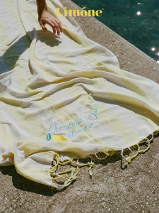 LIMONE | Breathable Thin Retro Stripe Beach Towel Anti-Sand