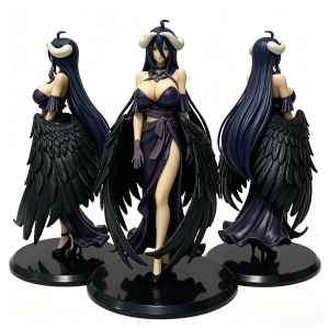 Bandai | Anime Overlord Figure Albedo Party Dress Series Pretty Girl Action Figure Figurine PVC Desktop Decoration Collection Model Toy