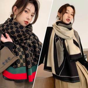 Womens Scarf Winter New New Arrival Big Brand Easiest for Match Korean Style Reversible Cashmere-like Fashionable Stylish Fancy Fashionable Scarf
