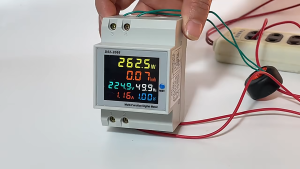 NEW COD Meteran Listrik Digital Alat Ukur kwh Meter 1 Phase 900 Watt Display Din Rail 300V D52-2066