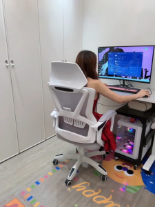 EURAKE Ergonomic Office Chair Leisure Backrest Chair Swivel Gaming Chair Dual Purpose Nap Chair