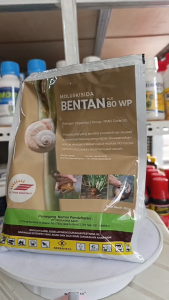 Bentan 80 wp (fentin asetat 80%) Moluskisida Pengendali Hama keong sawah kemasan 100 gram