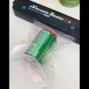 MallMainan-C859 Vacum Sealer FREE 10PCS Plastik Embos Alat Vacum Makanan Frozen Mesin Press Plastik