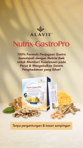 [Bundle of 6]ALAVIE Nutrix-GastroPro 15s 天然养胃护胃舒缓胃灼热胃痛胀气消化不良营养饮 *GERD Indigestion Heartburn Acid Reflux Gas Bloating Stomachache Digestive Enzyme Licorice Tremella Ginseng Extract*
