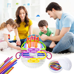Sensory Activity Ball Color Cognition Montessori Toy Motor Skills Relaxing Stress Colored Silicone Rod Travel Toy Gift Kid Boy