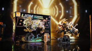 Building Block Toys Mechanical Horse Lion Shark Marine 3D Model Block Toys for Kids Gift