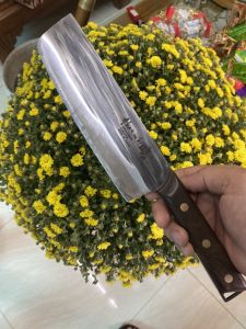 Dao thái Nhật Akatenki dài 30cm dày 2mm có móc treo rất sắc bén