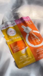 เคที่ดอลล์ ไวทามินซี เดย์ครีมแอนด์ ไวท์ทามินซีสปอทเซรั่ม
