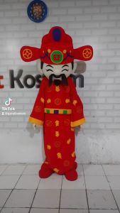 Kostum Maskot Badut Setelan Gongxifachai & Kostum China Lucu