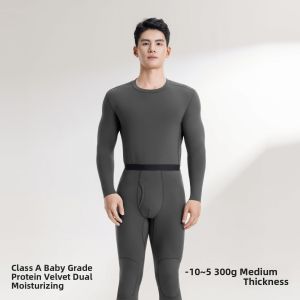 Warm Thermal Underwear Set Loose Large