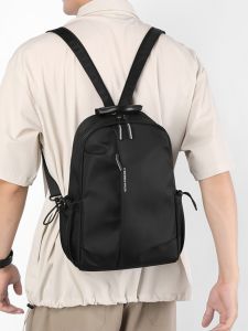 Mens Fashionable Casual Crossbody Bag Large Capacity Student Backpack Three-Use Single Shoulder Bag 2024 New Trend Brand